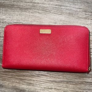 Kate spade wallet - red